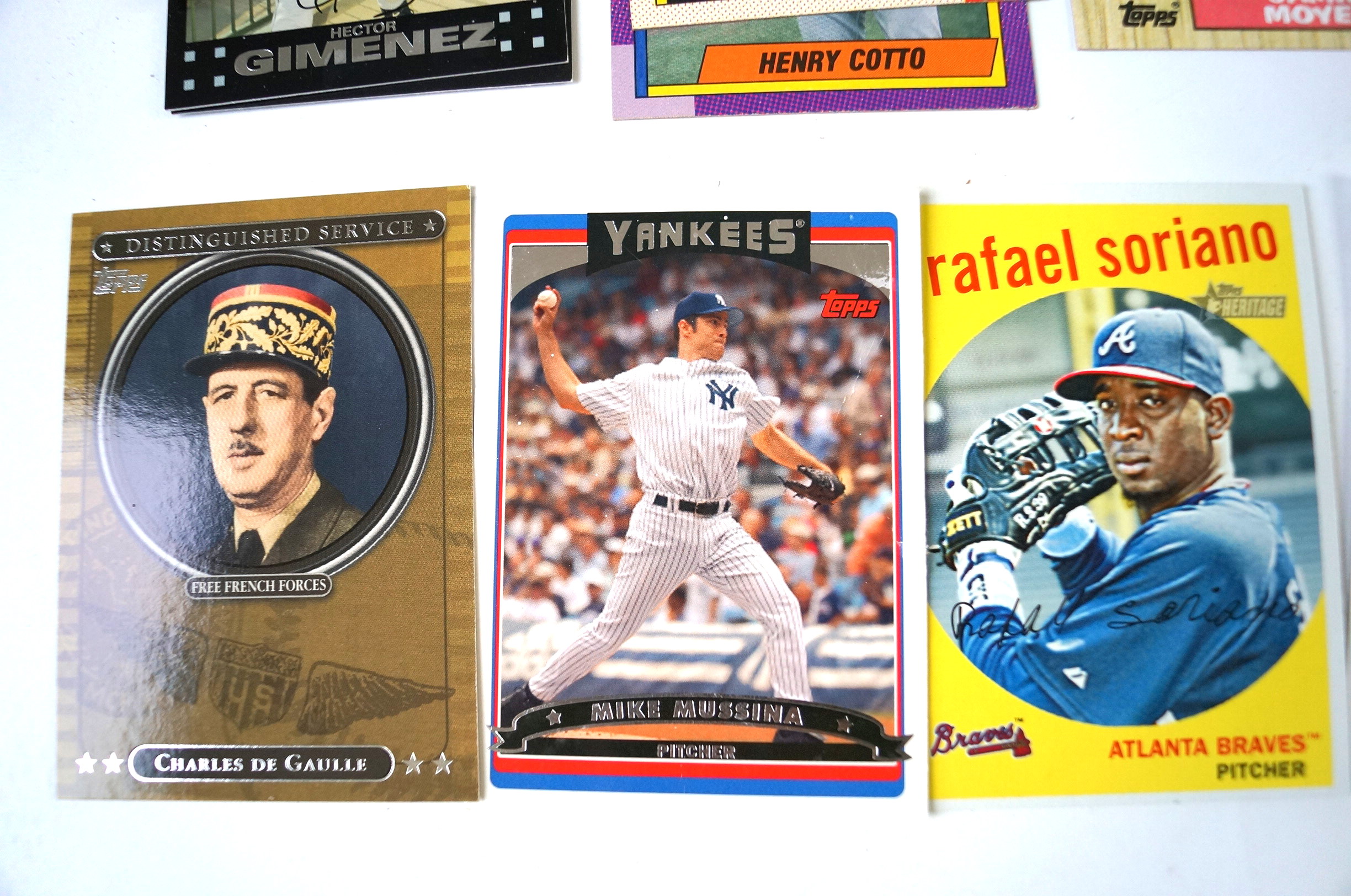 Assortment of Vintage Topps Baseball Cards