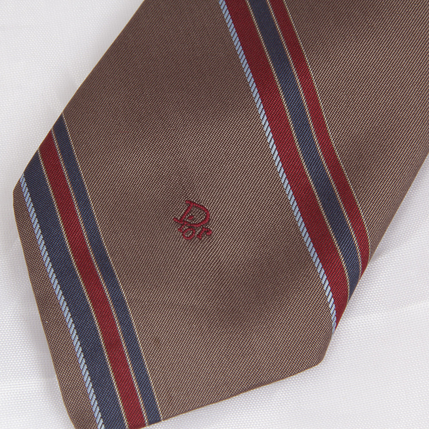 Vintage Christain Dior Monsieur Logo Neck Tie