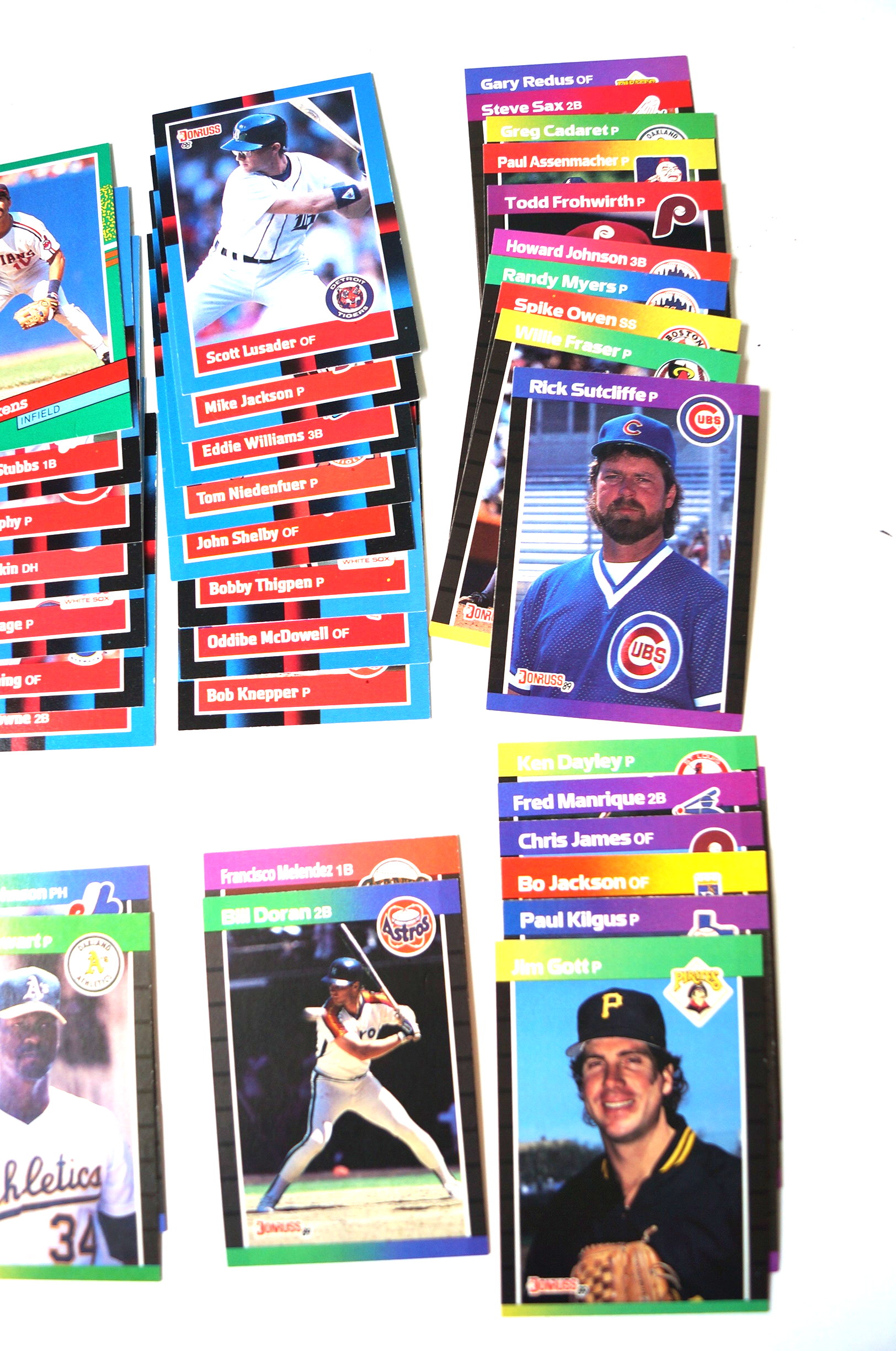 Assortment of Vintage Donruss Baseball Cards