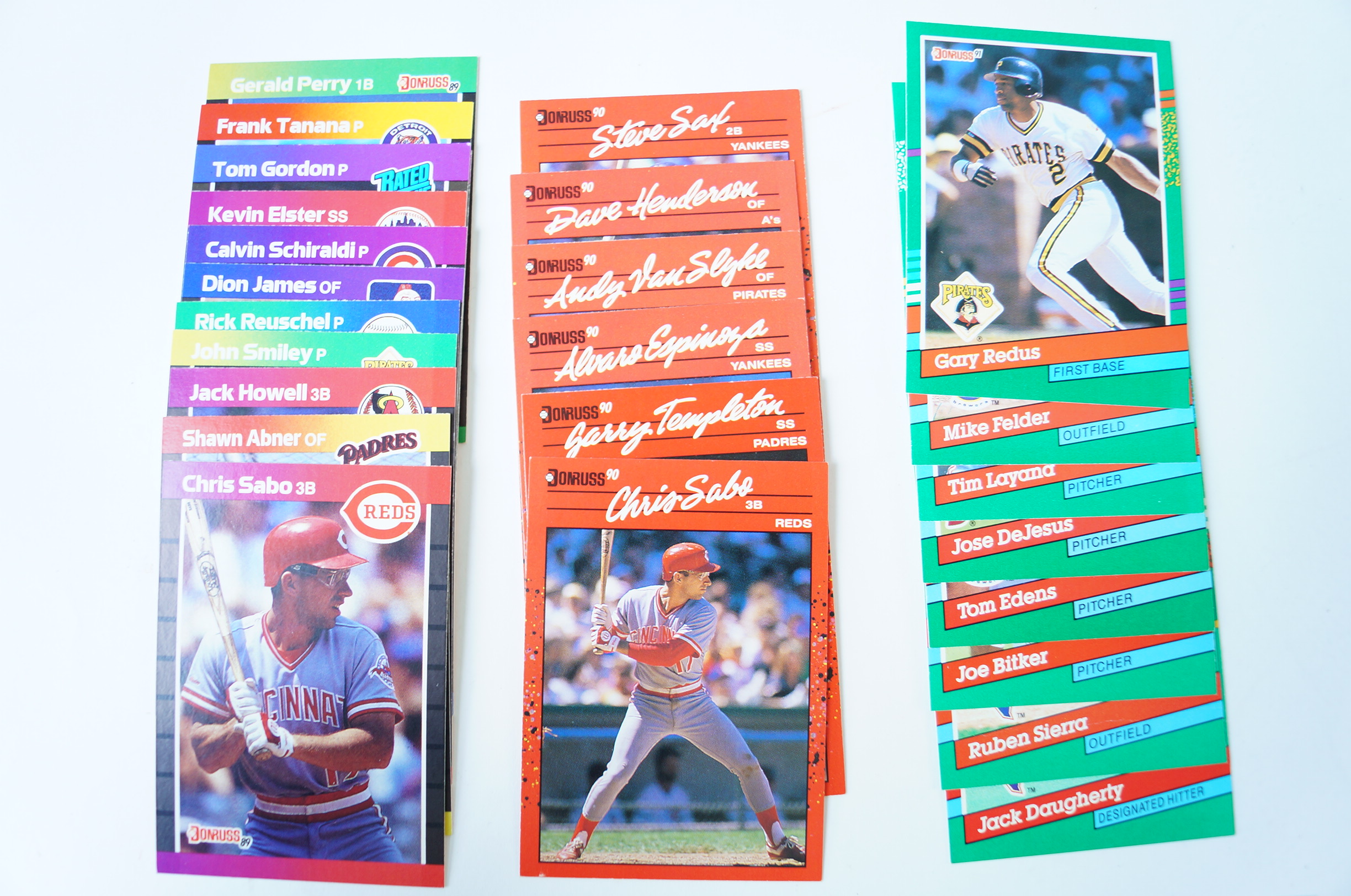 Assortment of Vintage Donruss Baseball Cards