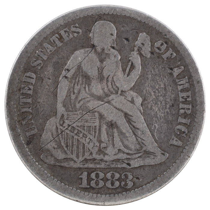 1883 Seated Liberty Silver Dime