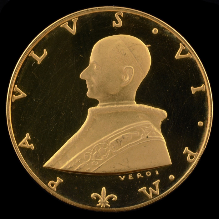1963 Vatican City Pope Paul VI Gold Medal