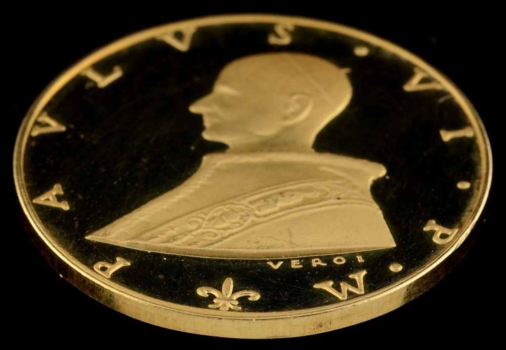 1963 Vatican City Pope Paul VI Gold Medal