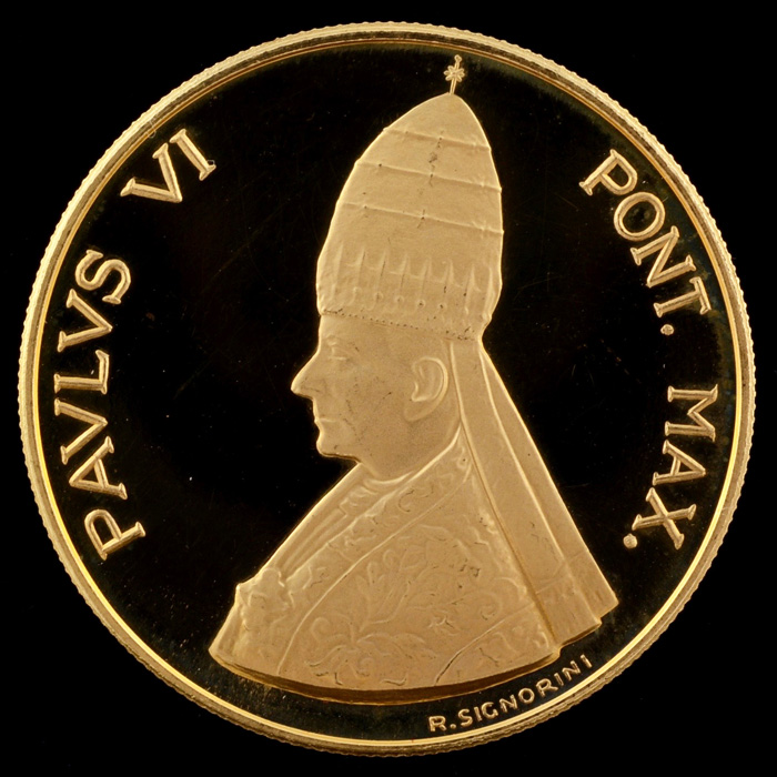 Vatican City Pope Paul VI Gold Medal