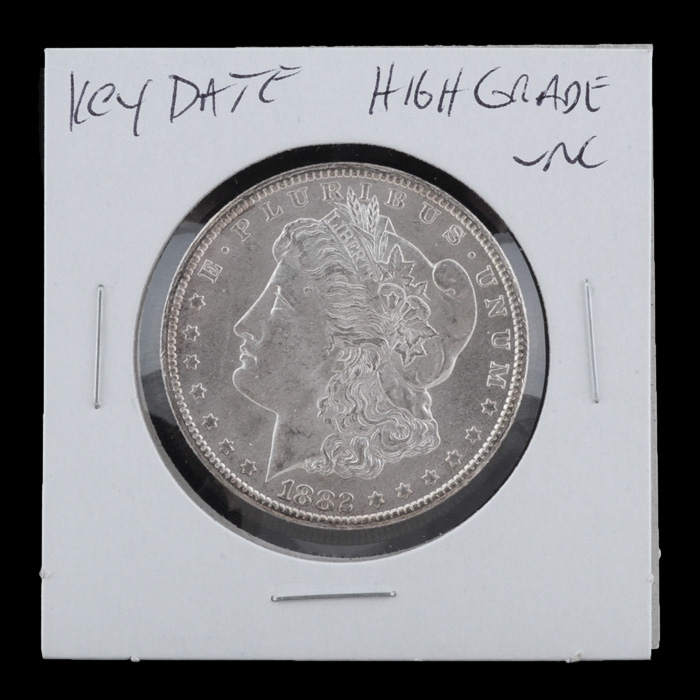 1882 Carson City Silver Morgan Dollar