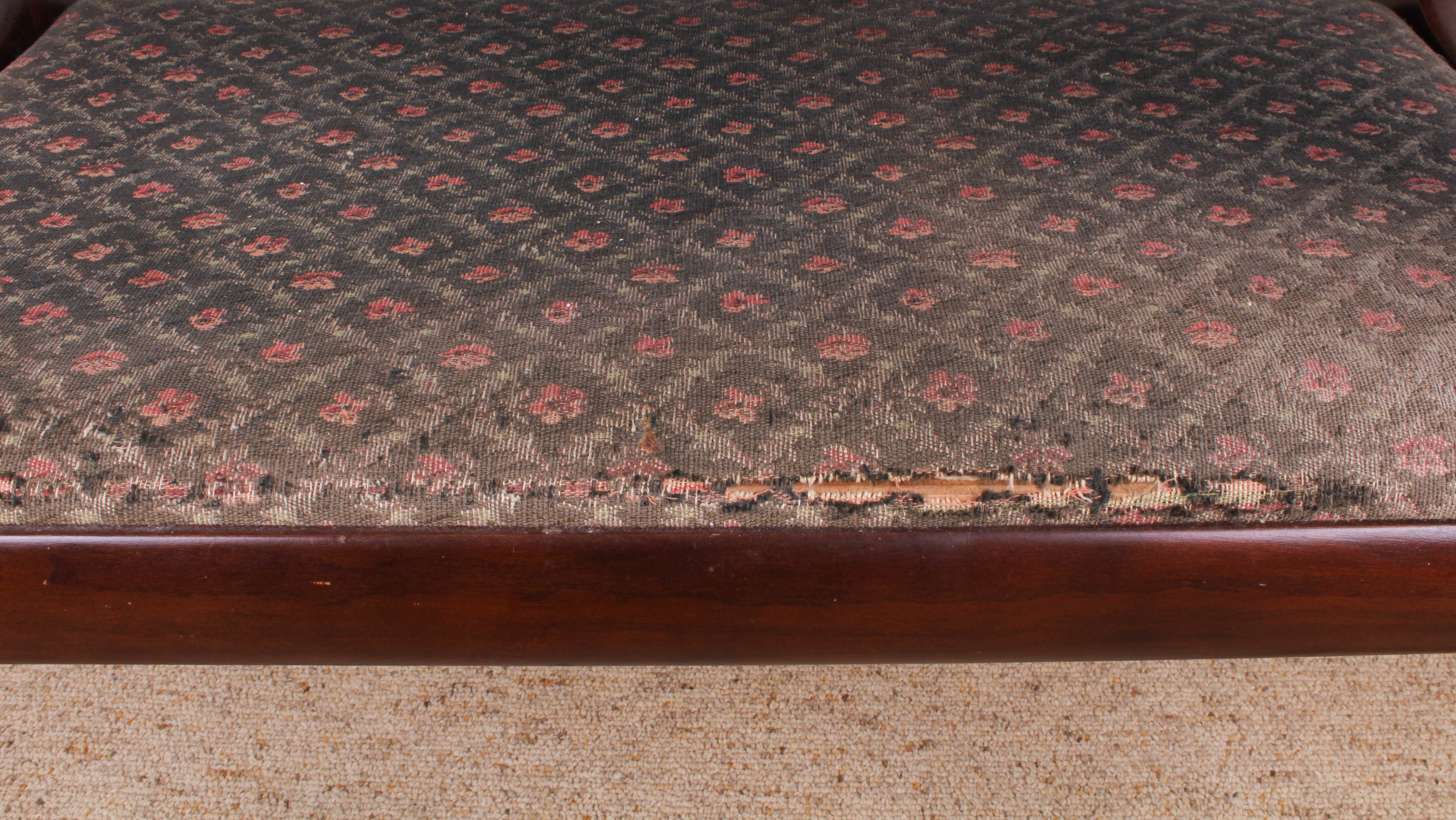 Vintage Mahogany 'Gossip Bench' Telephone Table