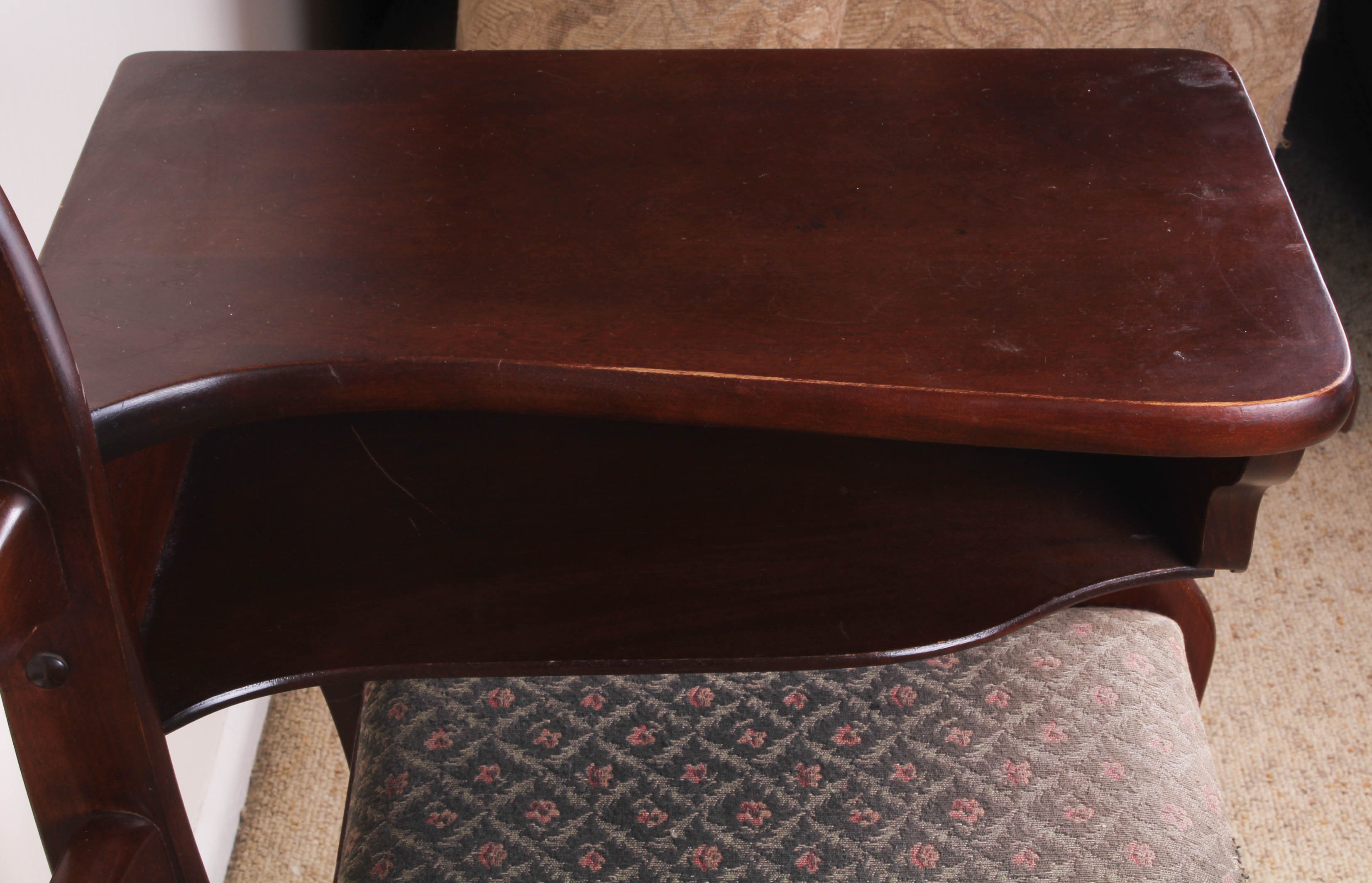 Vintage Mahogany 'Gossip Bench' Telephone Table