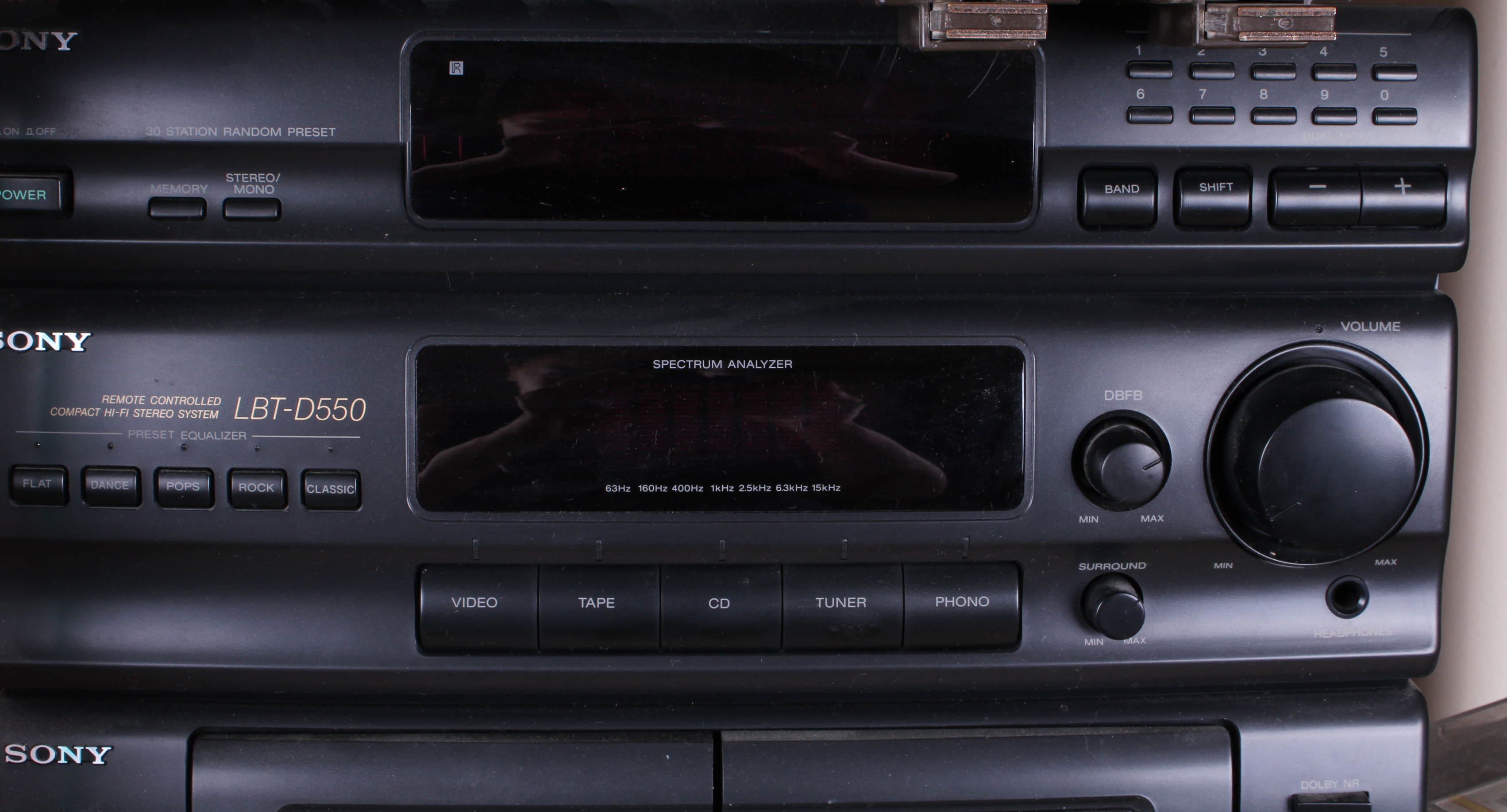 Sony Stereo System with Cabinet