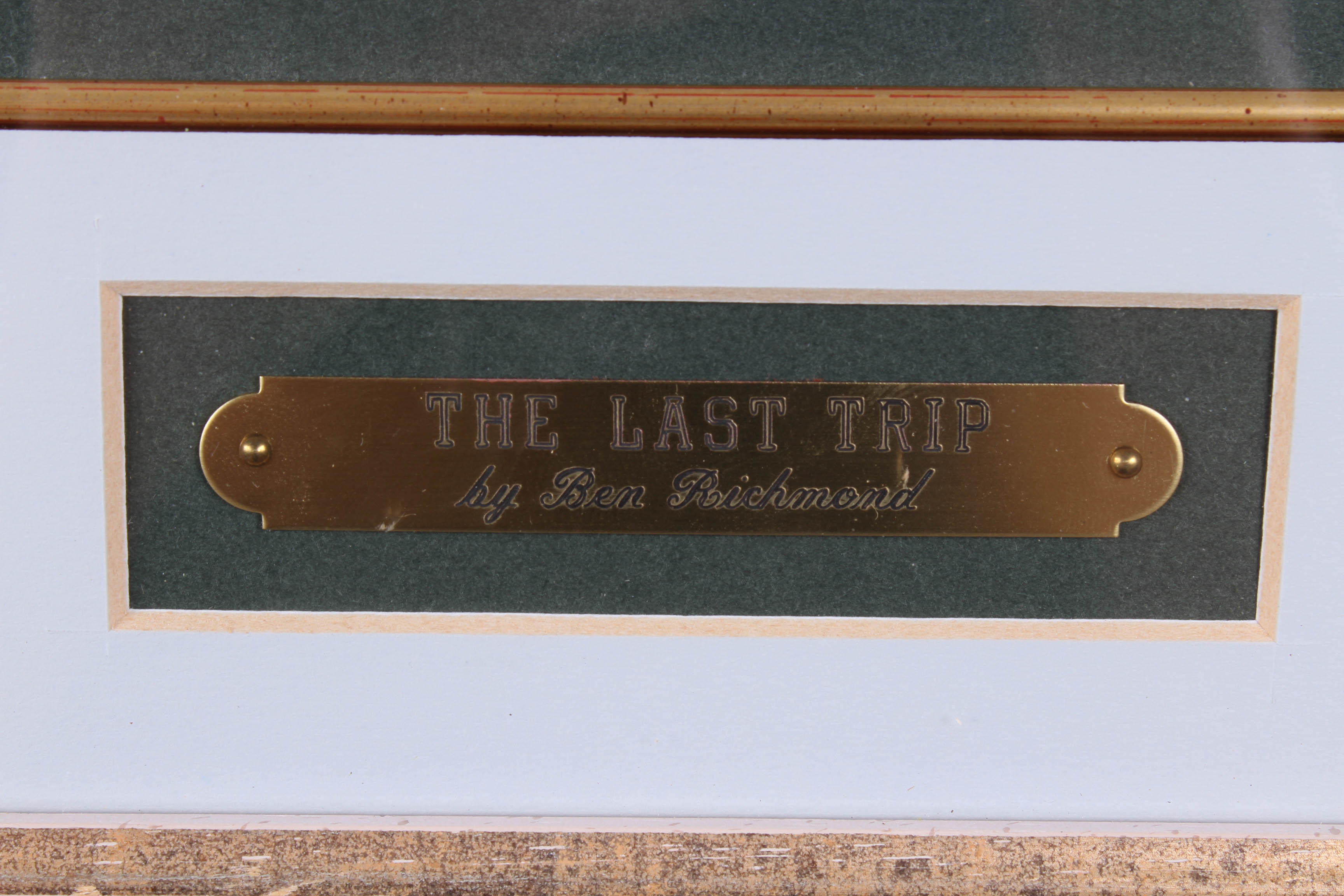 Ben Richmond Signed Limited Edition Print "The Last Trip"