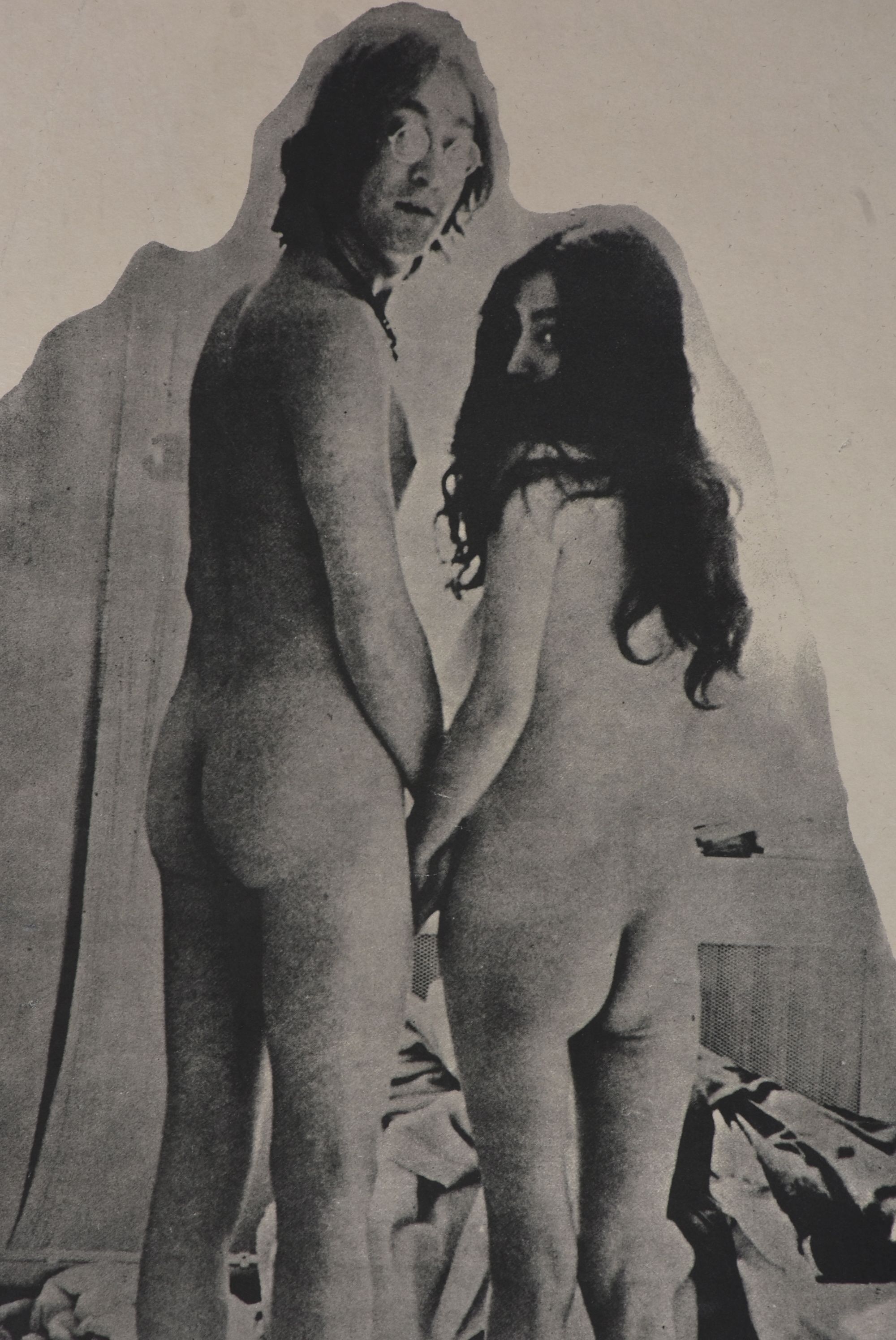 Offset Lithograph Poster of Two Virgins Album Cover