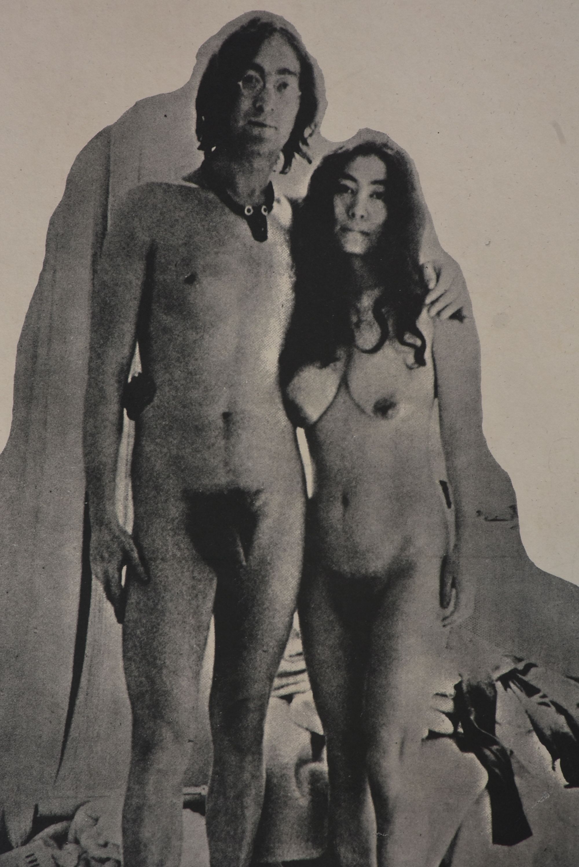 Offset Lithograph Poster of Two Virgins Album Cover