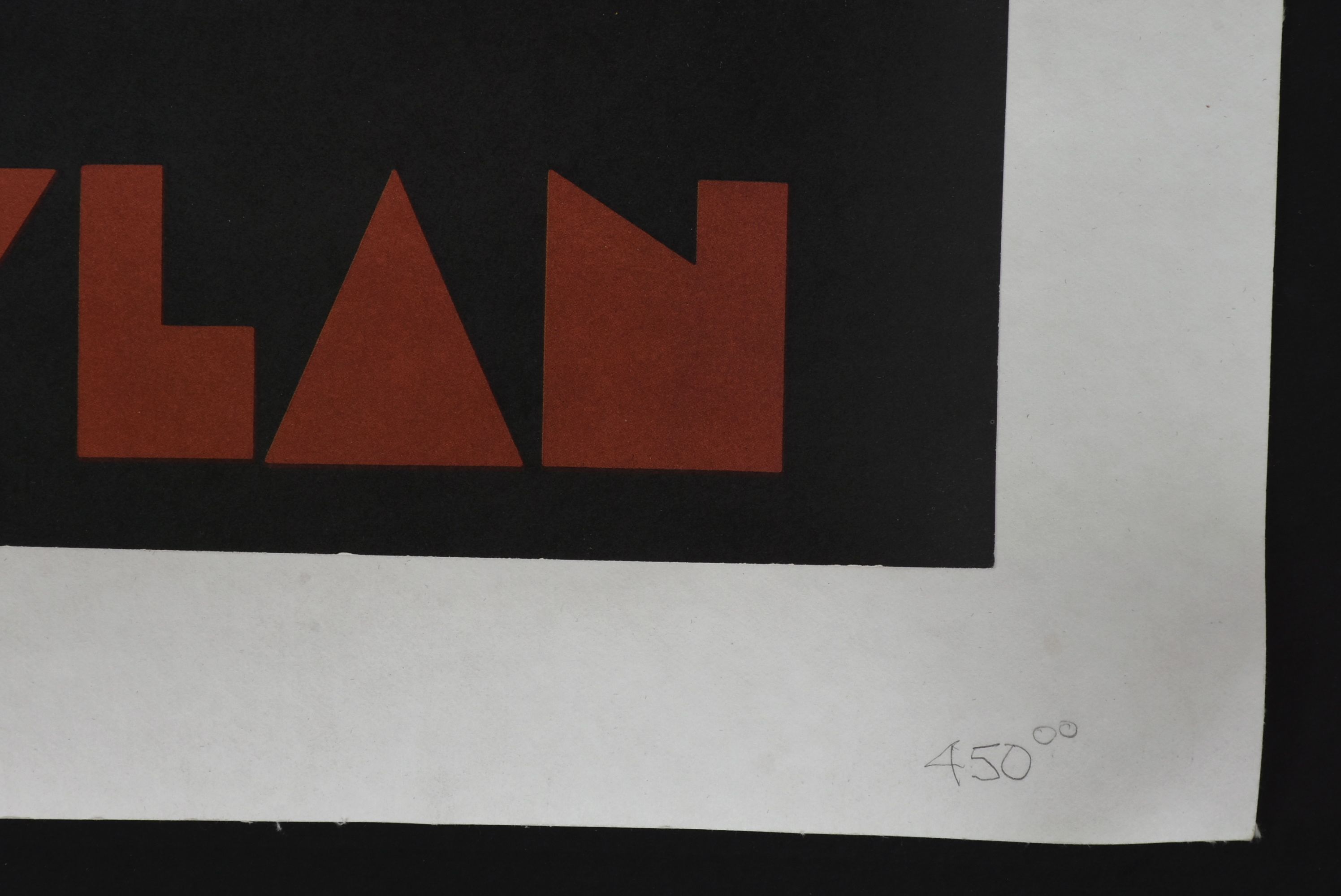 Bob Dylan Poster by Milton Glaser