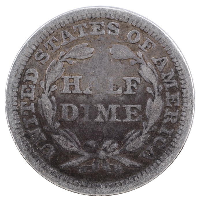 1853 Seated Liberty Silver Half Dime