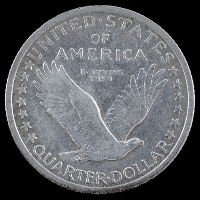 1917 Variety One Standing Liberty Silver Quarter