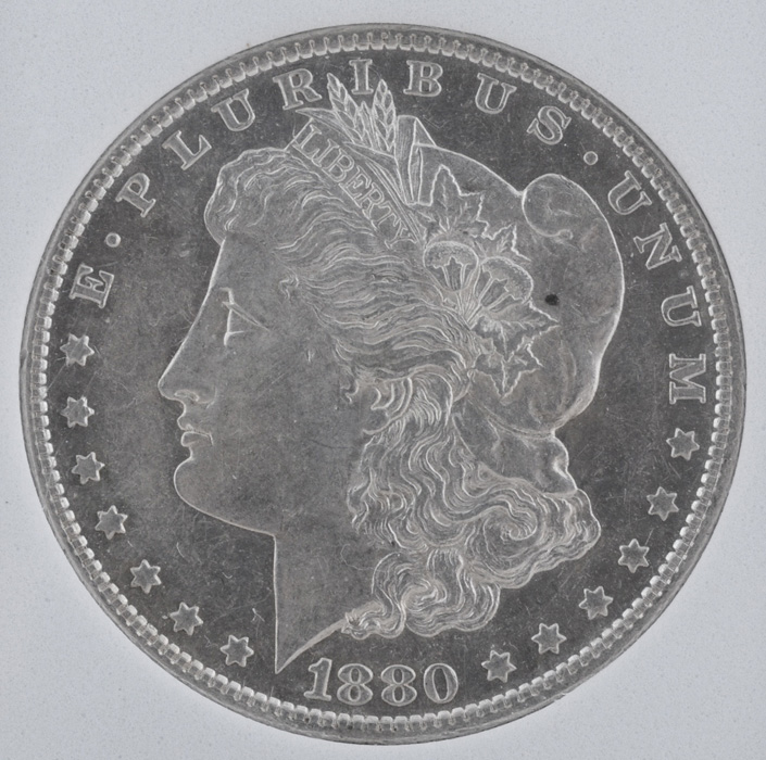 Encapsulated and Graded MS64PL (By PCS) 1880 O Silver Morgan Dollar