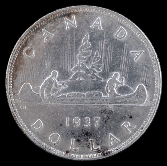 1937 Canadian Silver Dollar