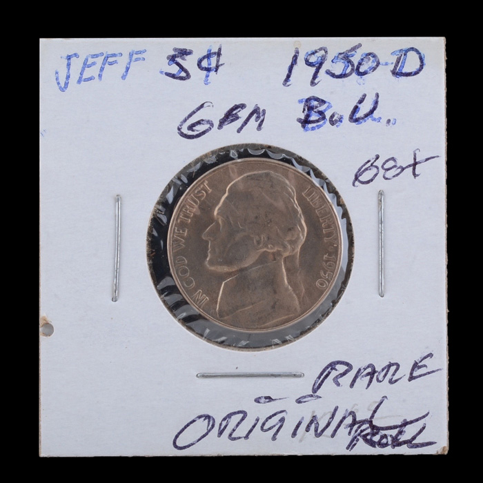 Key Date 1950 D Jefferson Nickel