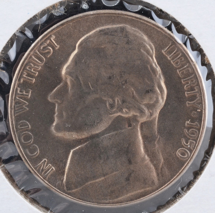 Key Date 1950 D Jefferson Nickel