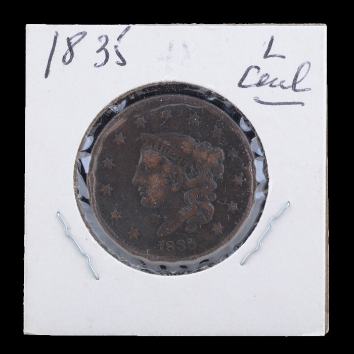 1835 Coronet Head Large Cent