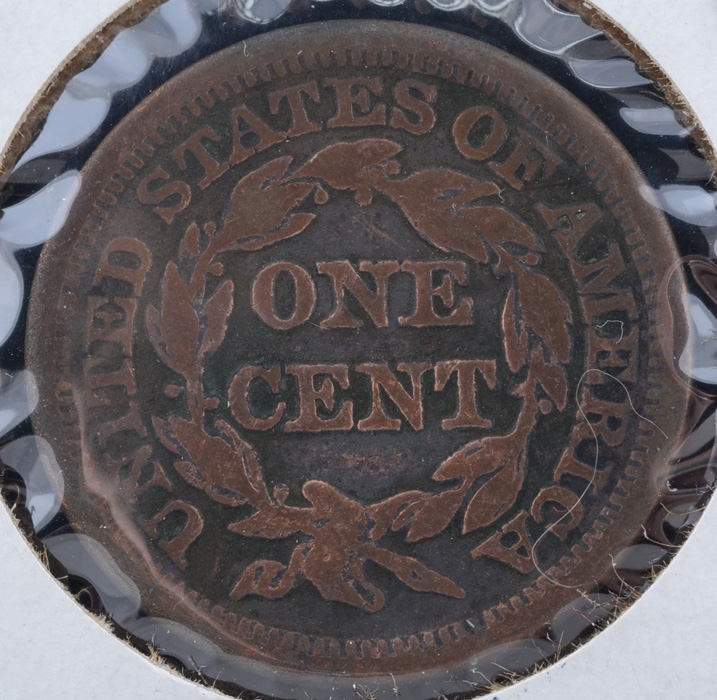 1849 Braided Hair Large Cent