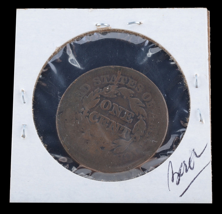 1852 Braided Hair Large Cent