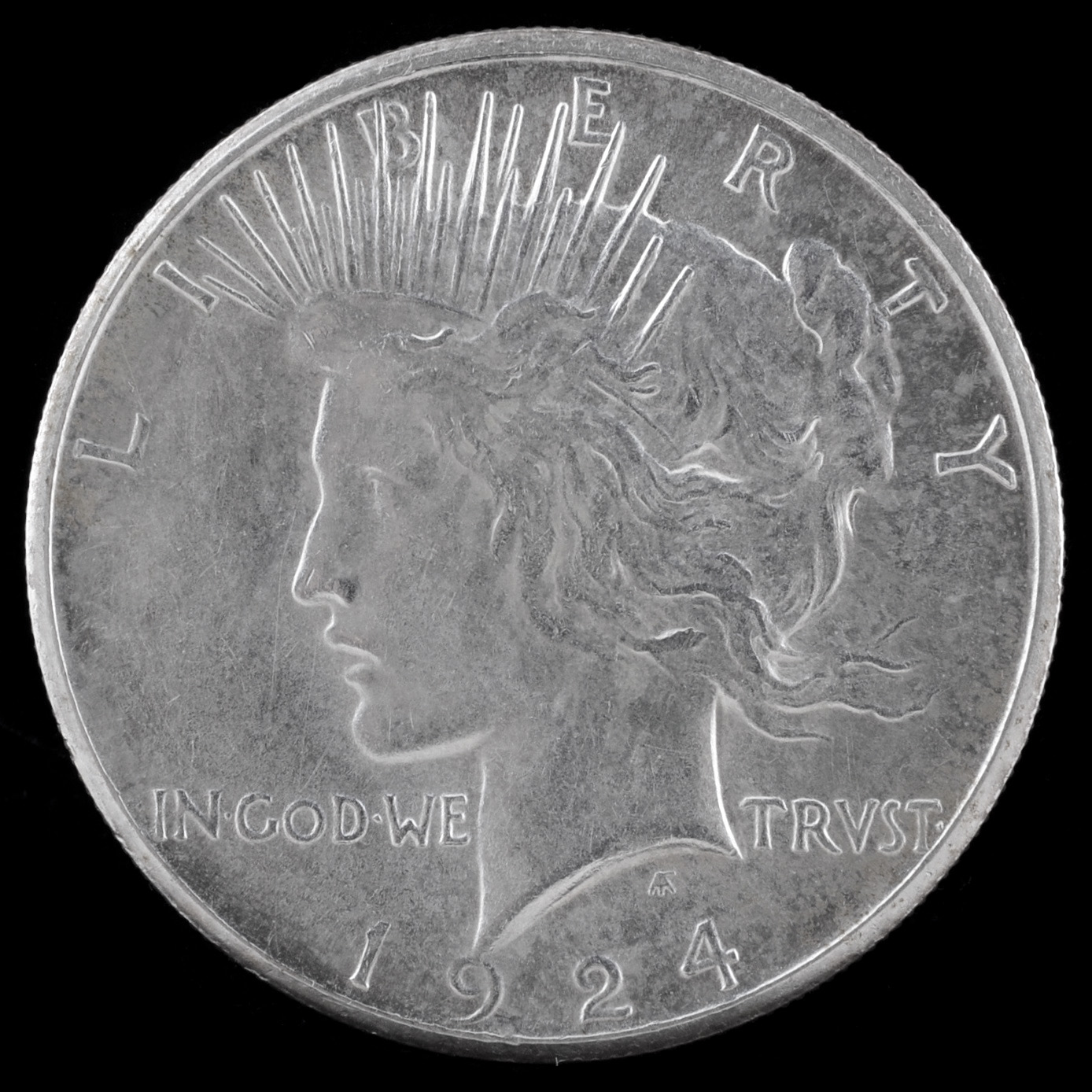 1924 S Silver Peace Dollar