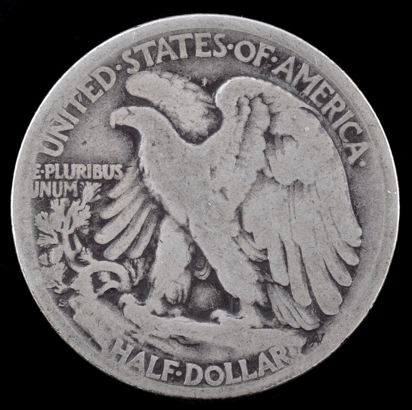 1919 S Walking Liberty Silver Half Dollar