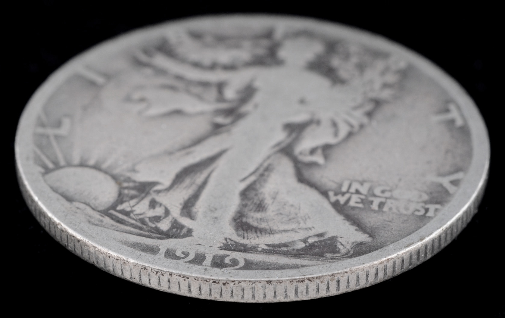 1919 S Walking Liberty Silver Half Dollar