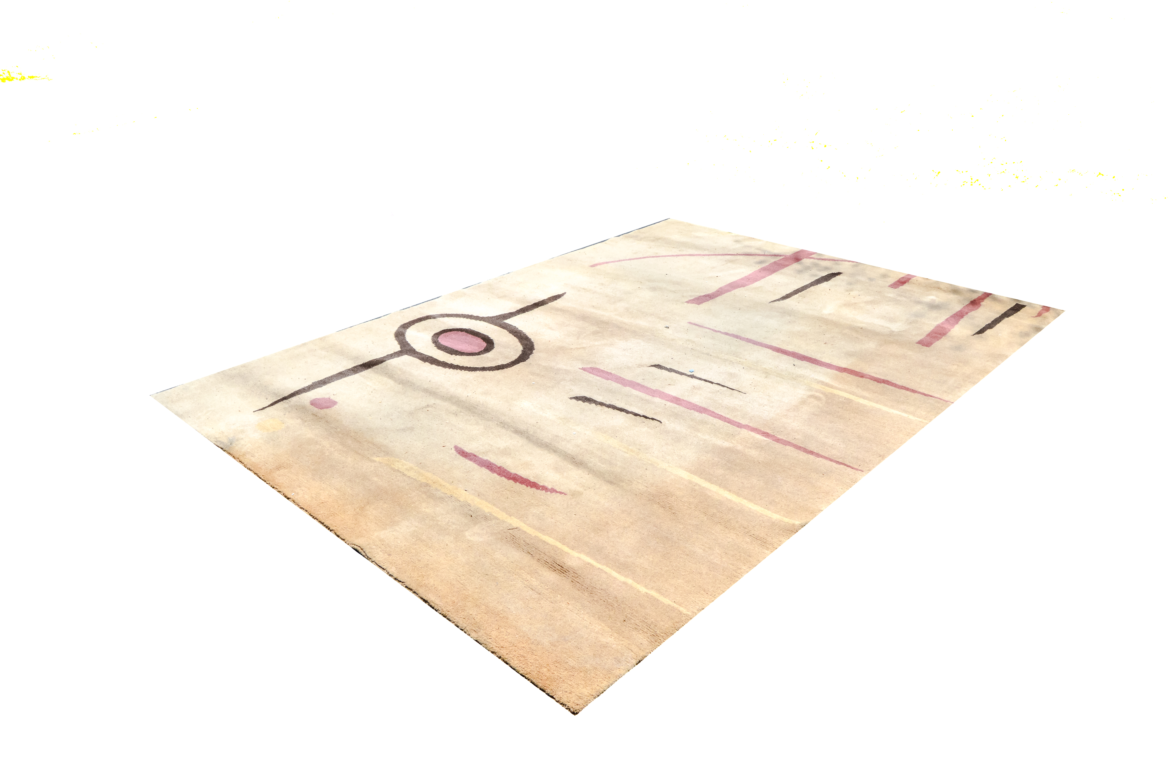 Mid-Century Modern Wool Area Rug