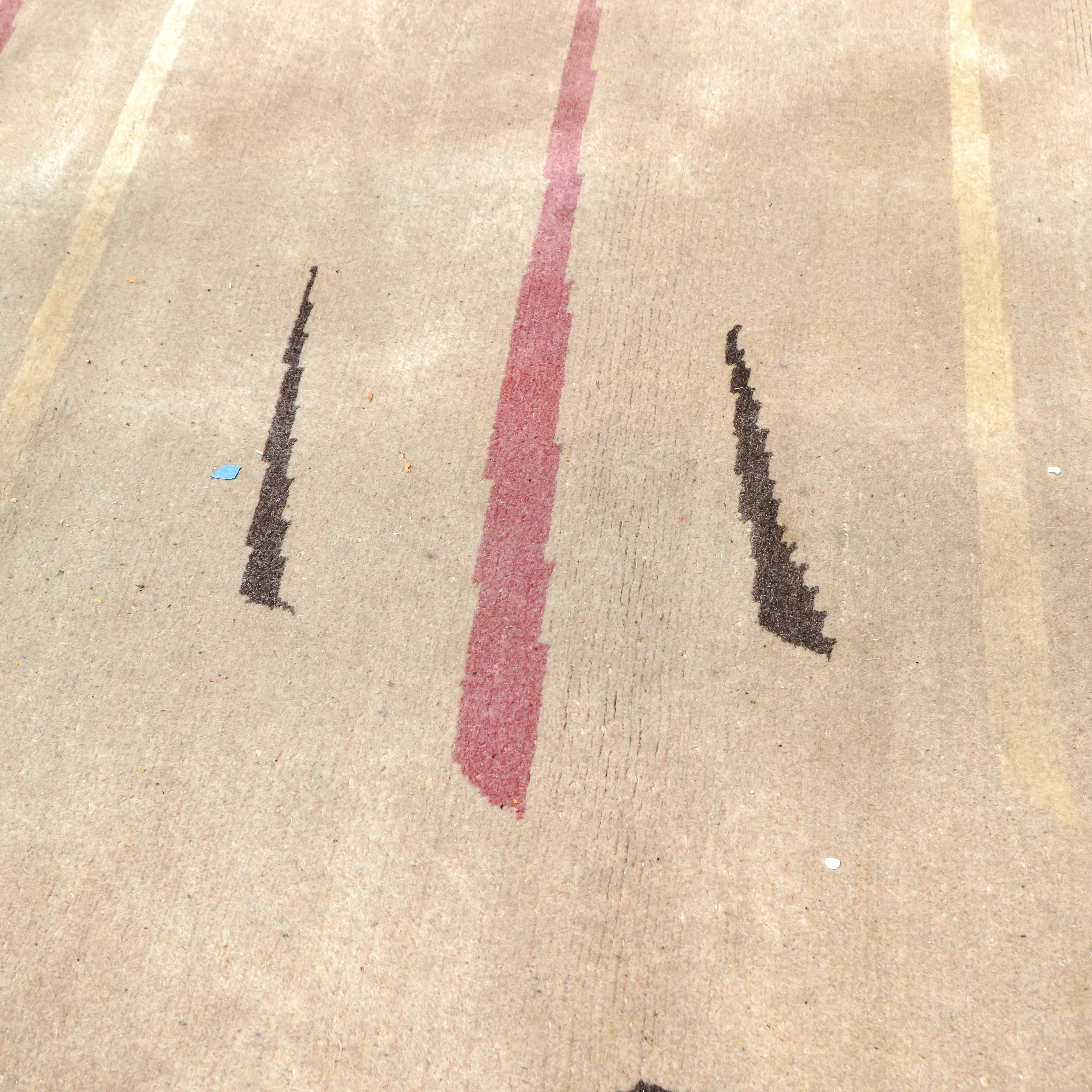 Mid-Century Modern Wool Area Rug