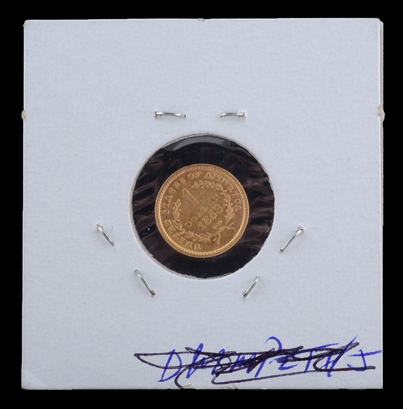 1853 Liberty Head $1 Gold Coin