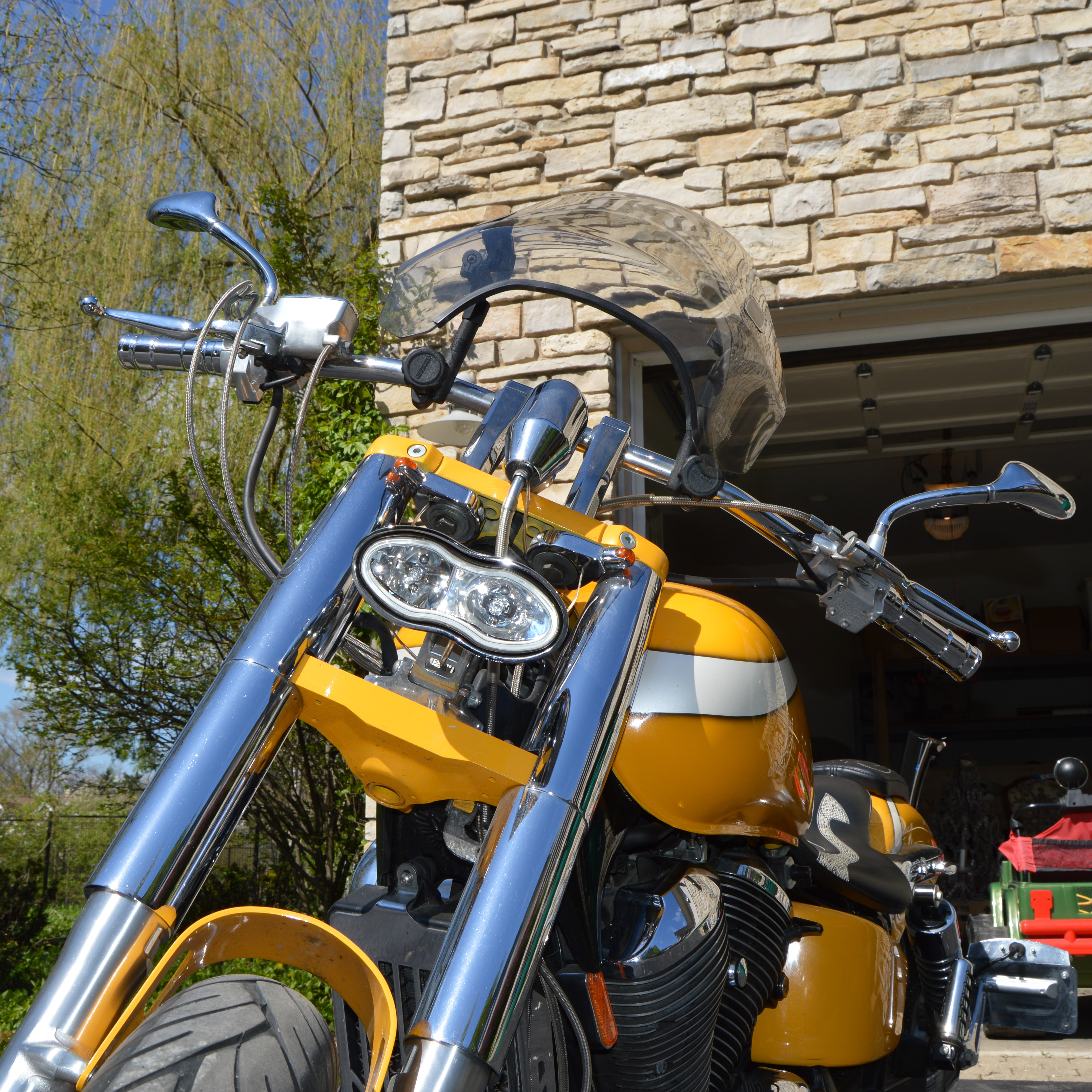 Customized 1999 Honda Shadow ACE 750 Motorcycle