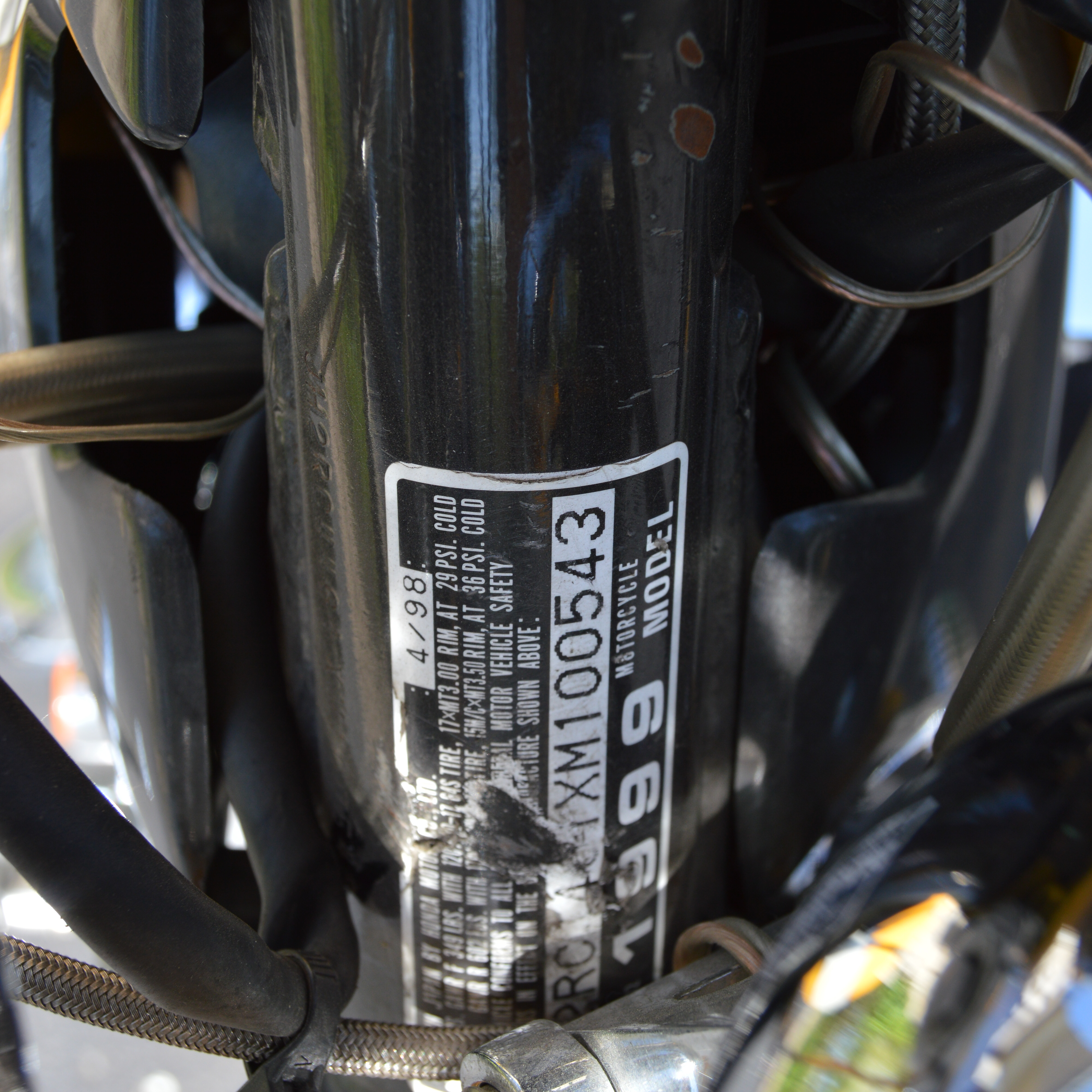 Customized 1999 Honda Shadow ACE 750 Motorcycle