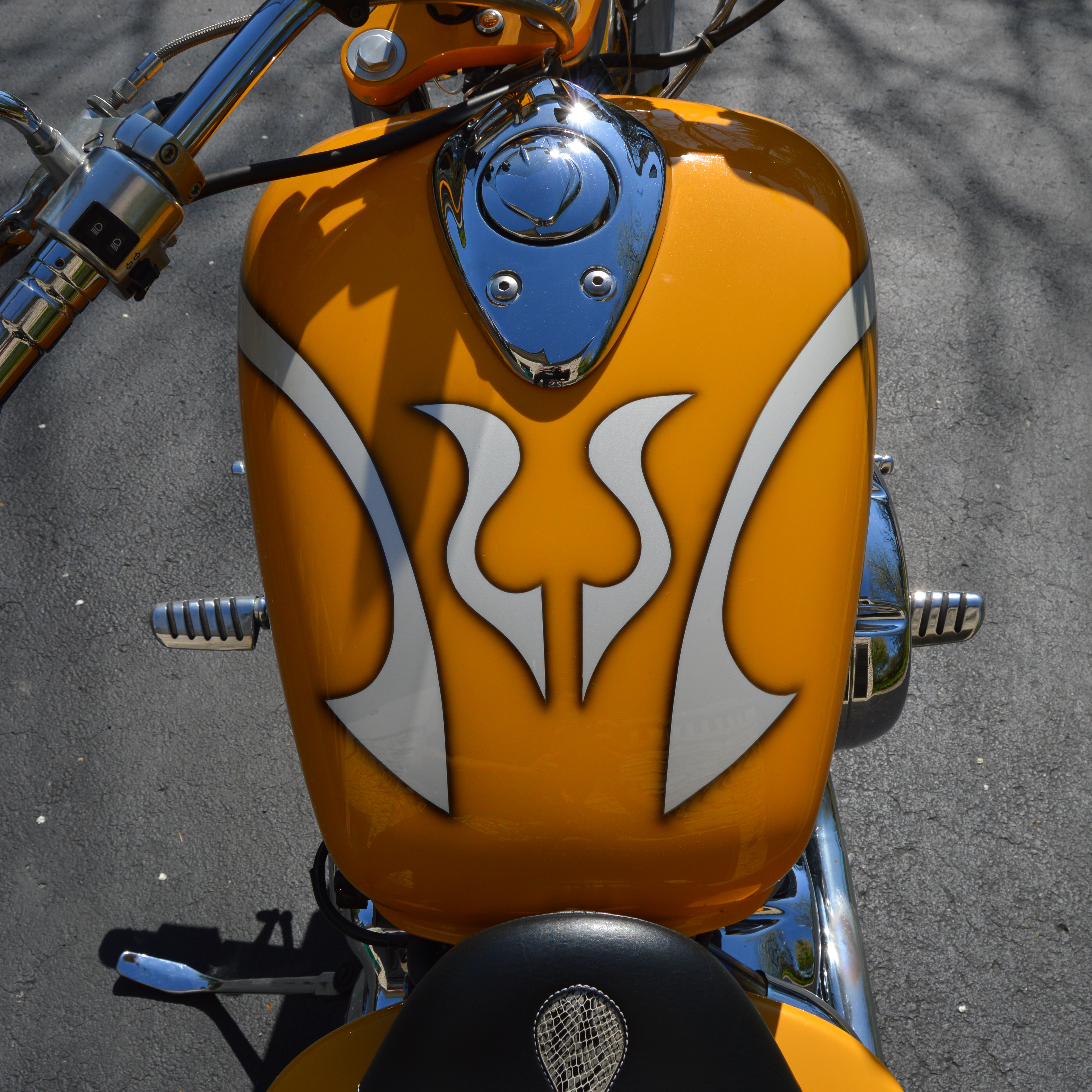 Customized 1999 Honda Shadow ACE 750 Motorcycle