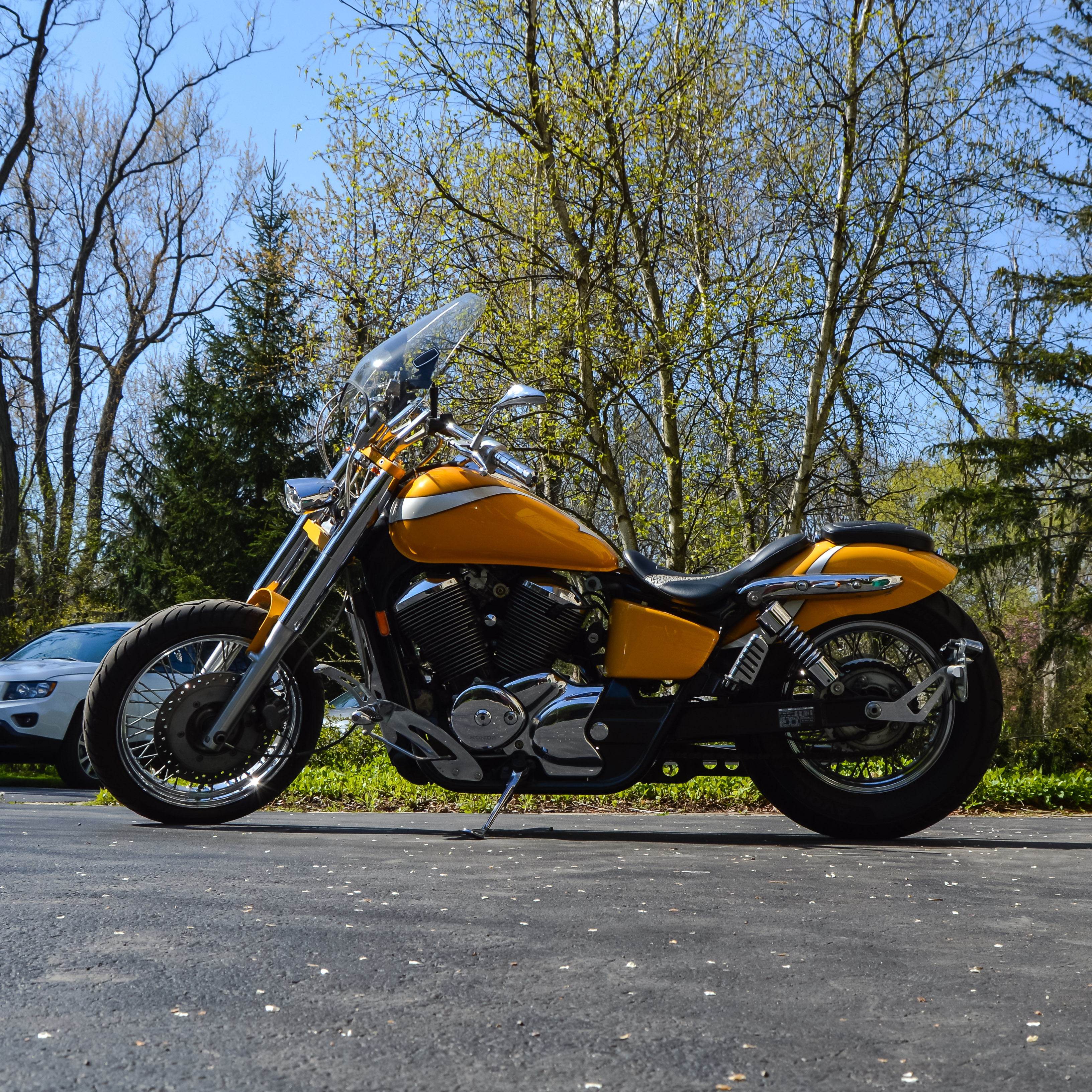 Customized 1999 Honda Shadow ACE 750 Motorcycle