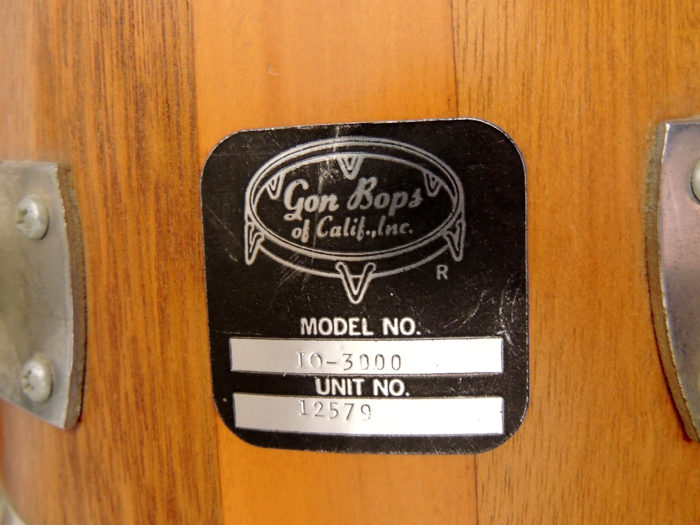 Gon Bops IC-3000 Conga Drum Set with Stand and Zak Starkey Sticks