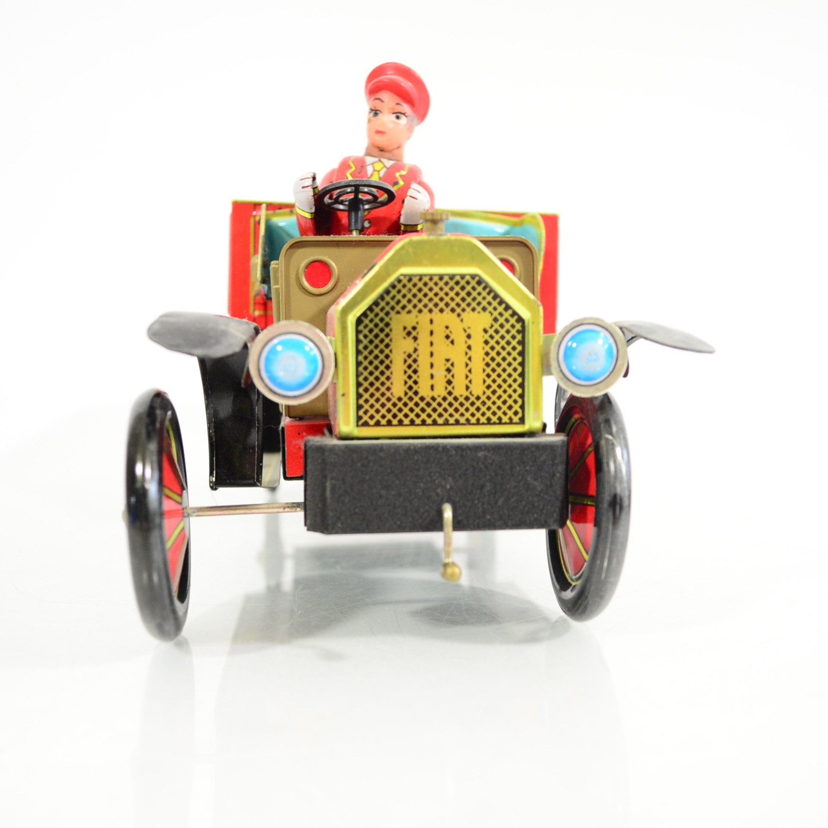 Vintage Fiat Tin Truck Premiata Ditta Transporta Caffe Vergnano
