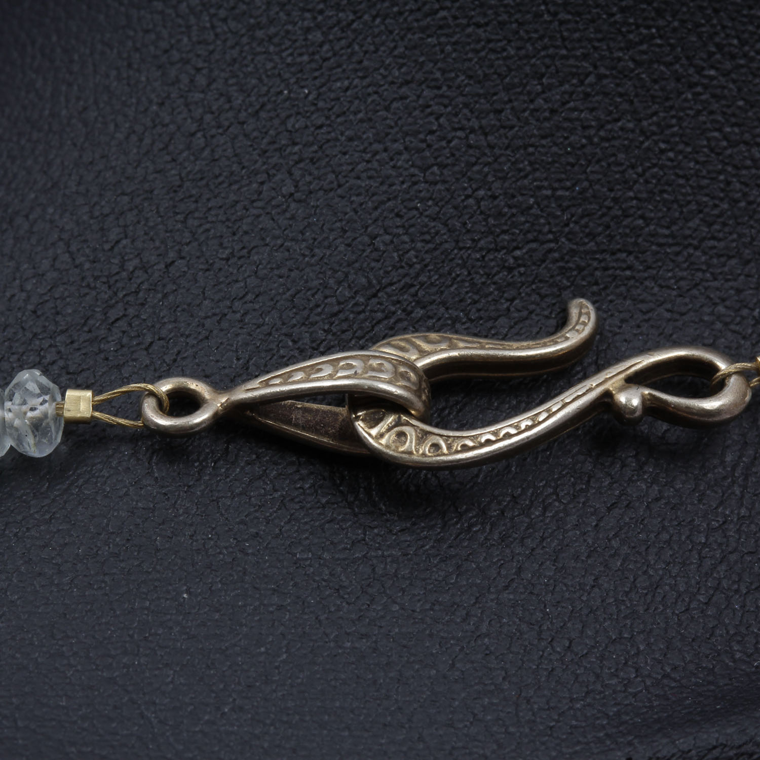 VIntage Citron Crystal Bead Necklace