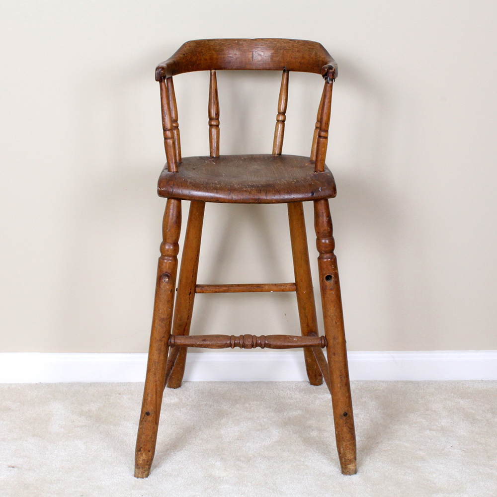 Antique Oak High Chair