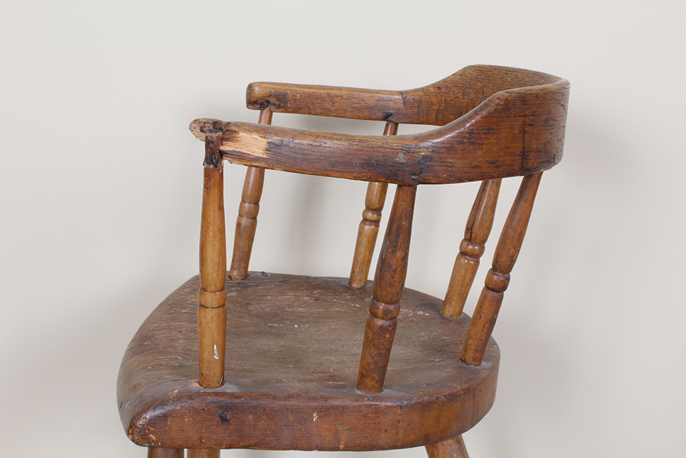 Antique Oak High Chair
