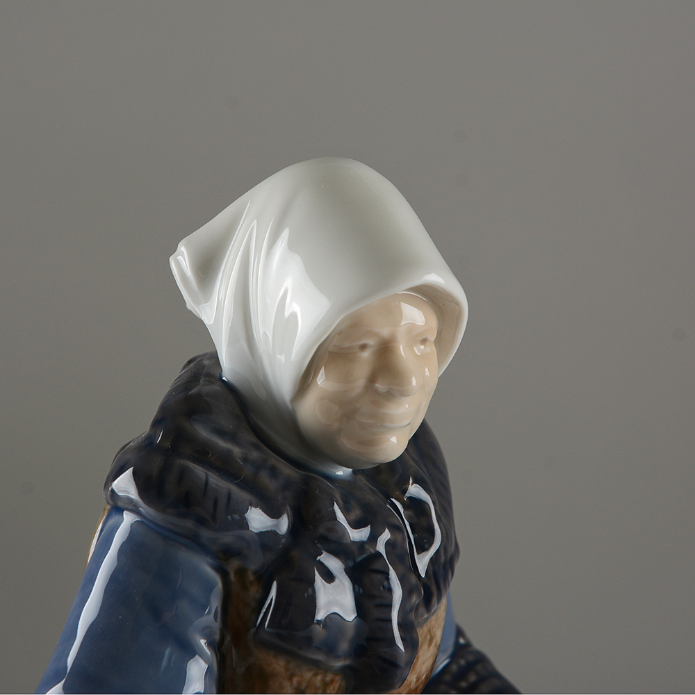 Bing & Grondahl Copenhagen Porcelain Fishmonger Figure