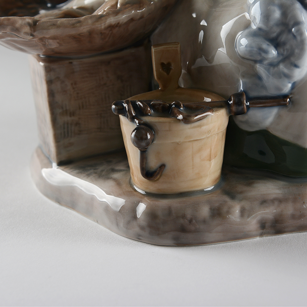 Bing & Grondahl Copenhagen Porcelain Fishmonger Figure