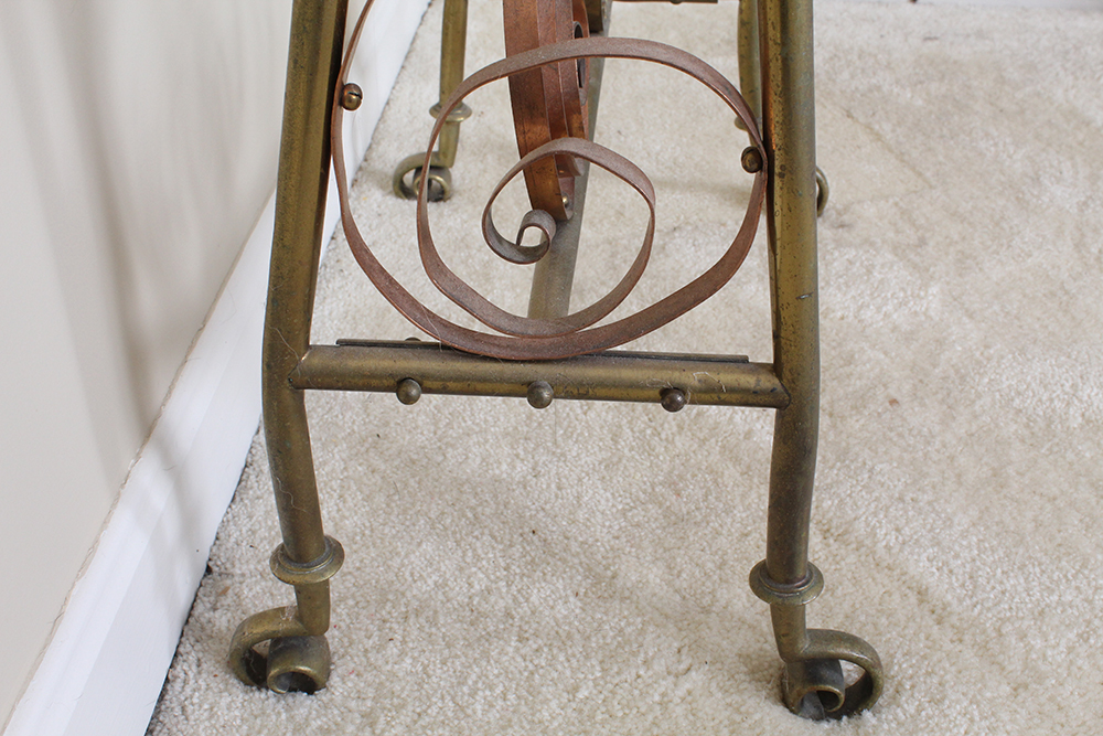 Harrington's Tubular Bells on a Brass and Copper Stand
