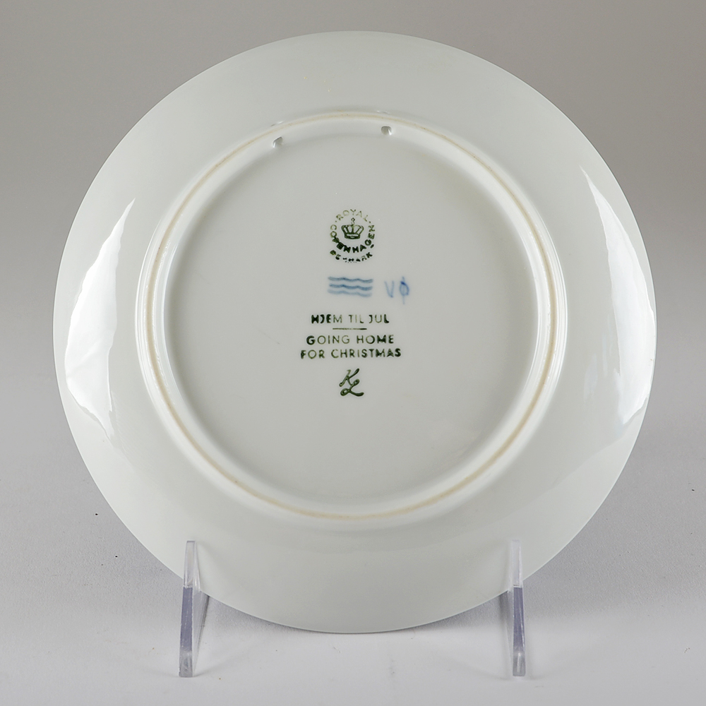 1970s & 80s Royal Copenhagen Porcelain Plate