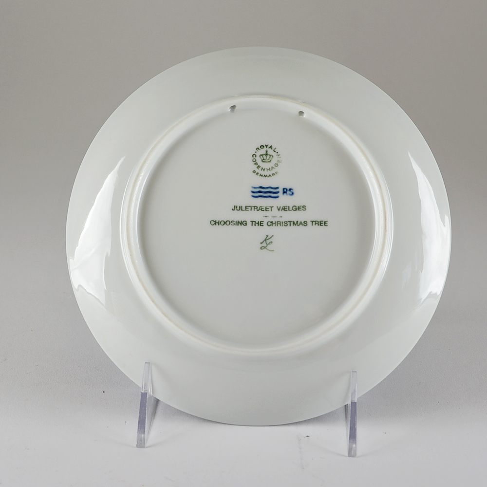 1970s & 80s Royal Copenhagen Porcelain Plate