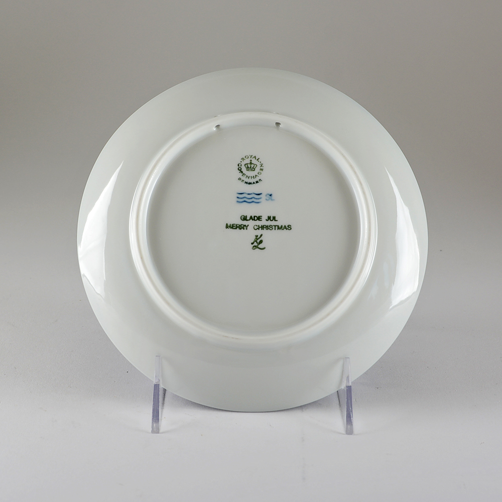 1970s & 80s Royal Copenhagen Porcelain Plate