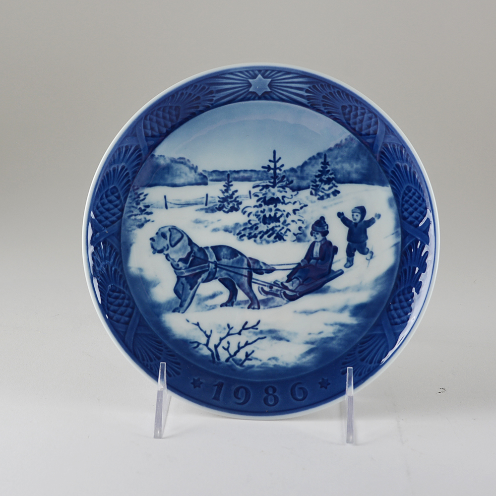 1970s & 80s Royal Copenhagen Porcelain Plate