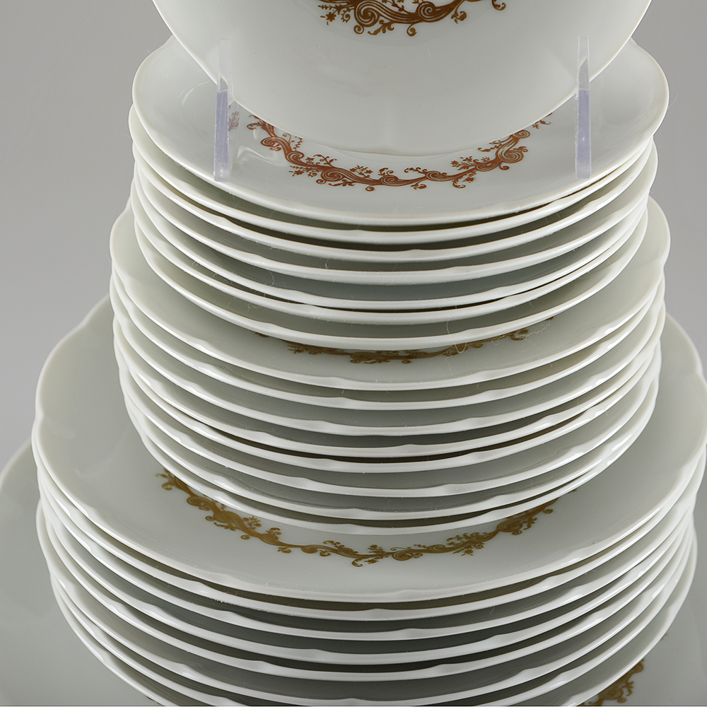 French Limoges Porcelain 'Liore' Set for 8 by Block