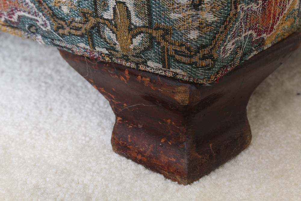 Low Profile Upholstered Ottoman