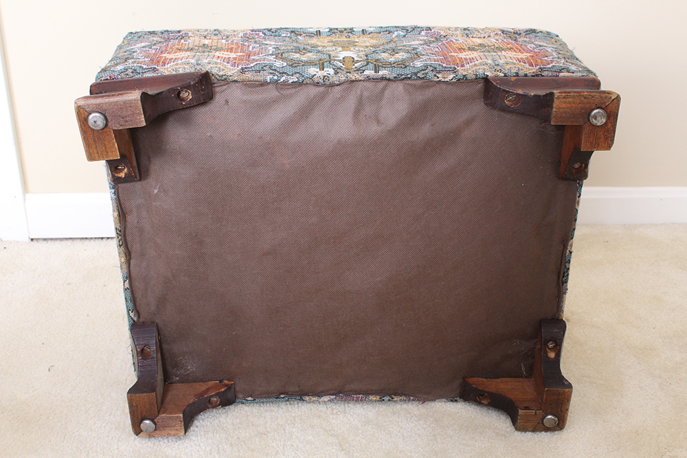 Low Profile Upholstered Ottoman